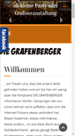 Mobile Screenshot of die-grafenberger.de